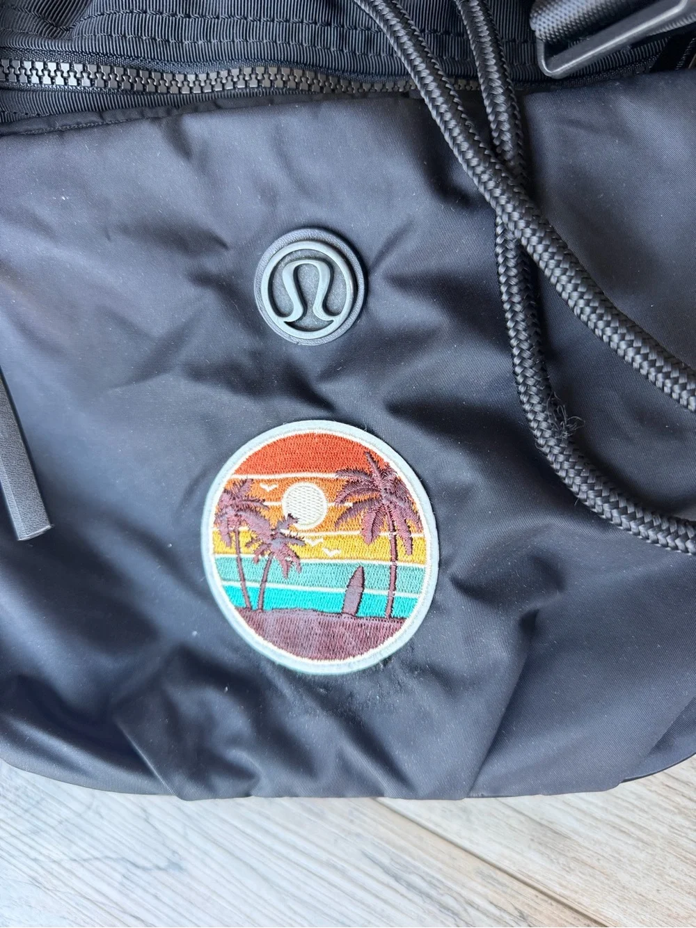 Lululemon Traveling Yogini Rucksack Large Black Gym Travel Backpack Discontinued